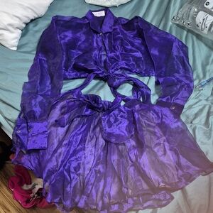 Purple Women's Club Dress
